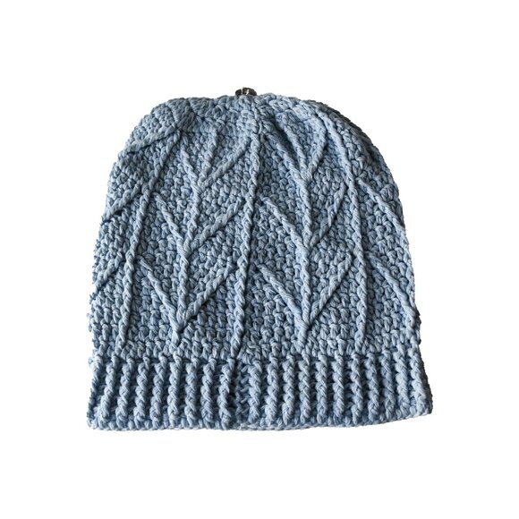 Chrome Hearts Star Patch Beanie Hat Blue
